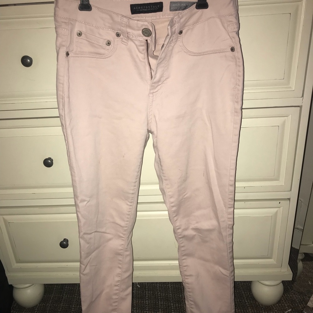 Pink jeans
